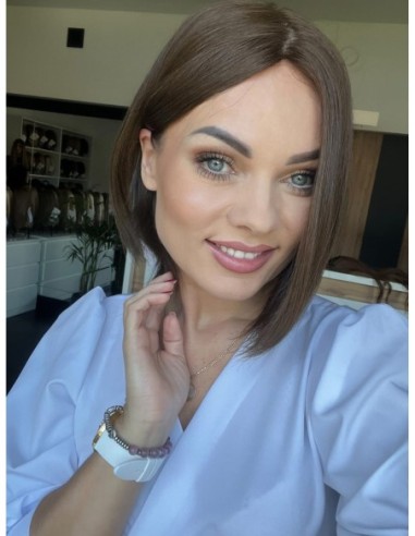 RINA MS 30 CM"S"-PERUKA Z  WŁOSÓW NATURALNYCH