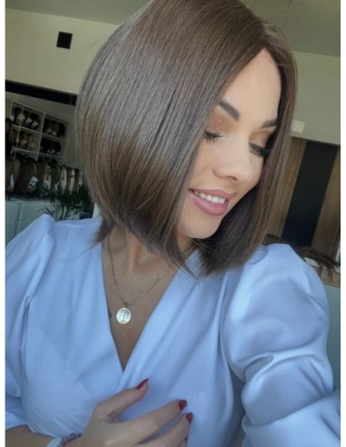 RINA MS 30 CM"S"-PERUKA Z  WŁOSÓW NATURALNYCH