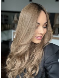 "JULIA 55- 60 CM" DŁUGI  TOPPER Z WŁOSÓW NATURALNYCH 2