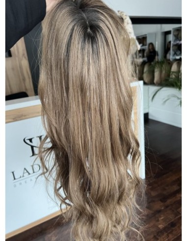 "JULIA 55- 60 CM" DŁUGI  TOPPER Z WŁOSÓW NATURALNYCH