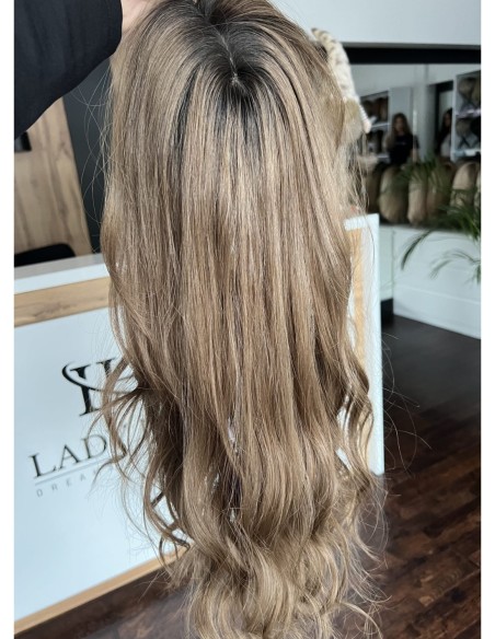 "JULIA 55- 60 CM" DŁUGI  TOPPER Z WŁOSÓW NATURALNYCH