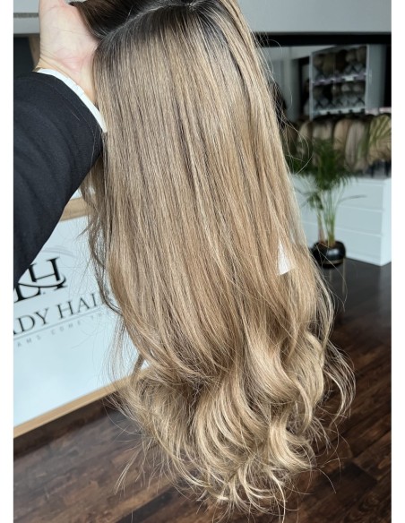 "JULIA 55- 60 CM" DŁUGI  TOPPER Z WŁOSÓW NATURALNYCH