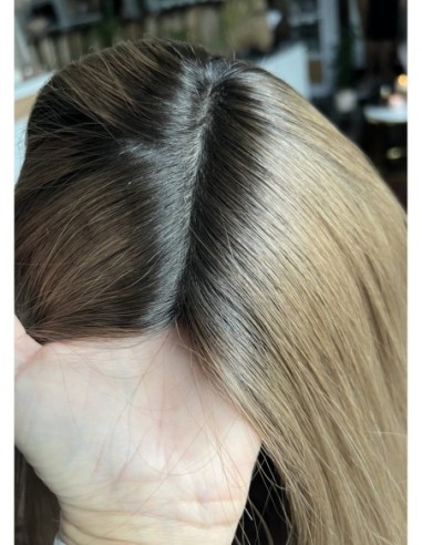 "JULIA 55- 60 CM" DŁUGI  TOPPER Z WŁOSÓW NATURALNYCH