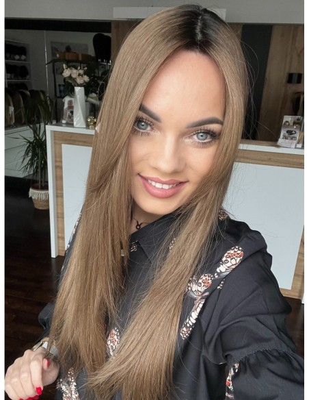 "JULIA 55- 60 CM" DŁUGI  TOPPER Z WŁOSÓW NATURALNYCH