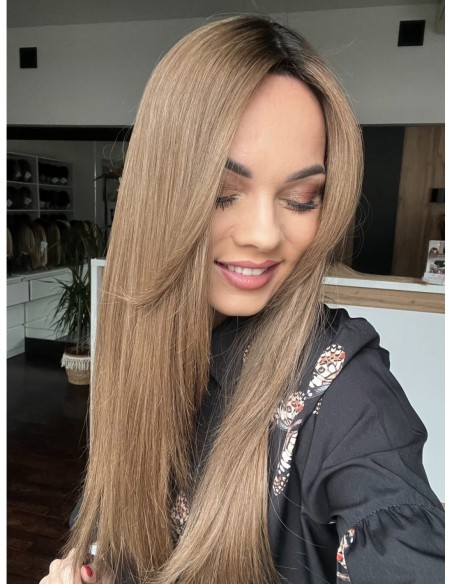 "JULIA 55- 60 CM" DŁUGI  TOPPER Z WŁOSÓW NATURALNYCH