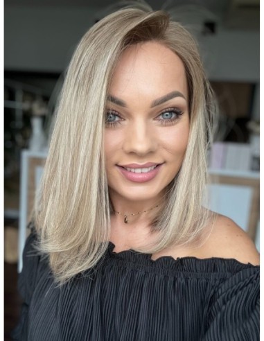 "TORI-35" PERUKA Z WŁOSÓW NATURALNYCH "M"