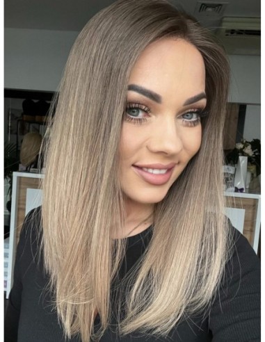 "Alina 40 cm" Peruka z włosów naturalnych  "XS/S" PREMIUM