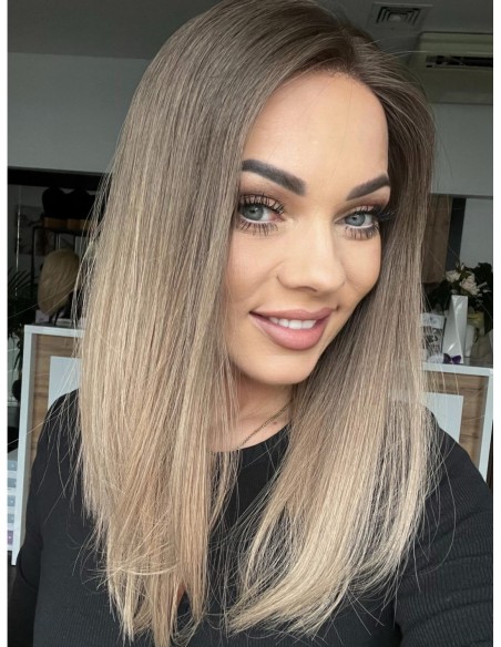 "Alina 40 cm" Peruka z włosów naturalnych  "XS/S" PREMIUM