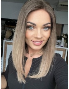 "Alina 40 cm" Peruka z włosów naturalnych  "XS/S" PREMIUM 2