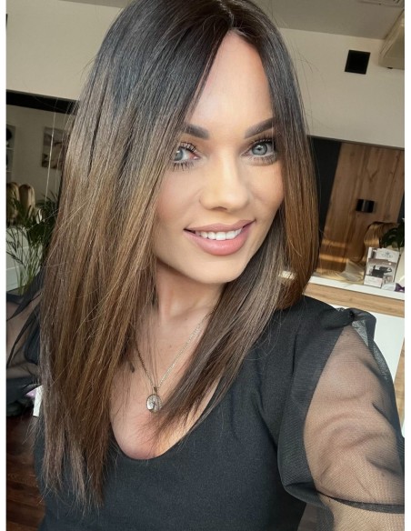 "TRISS 40" TOPPER Z WŁOSÓW NATURALNYCH