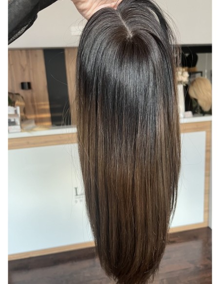 "TRISS 40" TOPPER Z WŁOSÓW NATURALNYCH