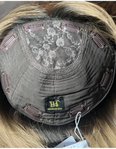 "COCO 60 CM"DŁUGI  TOPPER Z WŁOSÓW NATURALNYCH  Z GRZYWKĄ