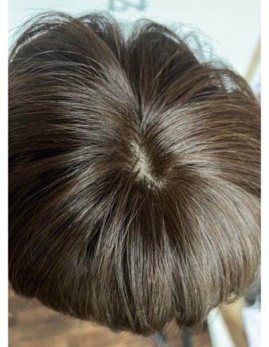 Mona- krótka peruka z włosów naturalnych  XS