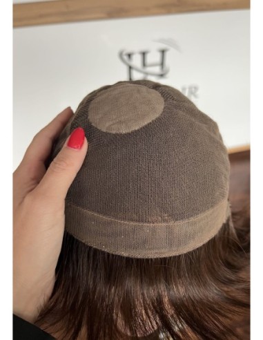 Mona- krótka peruka z włosów naturalnych  XS