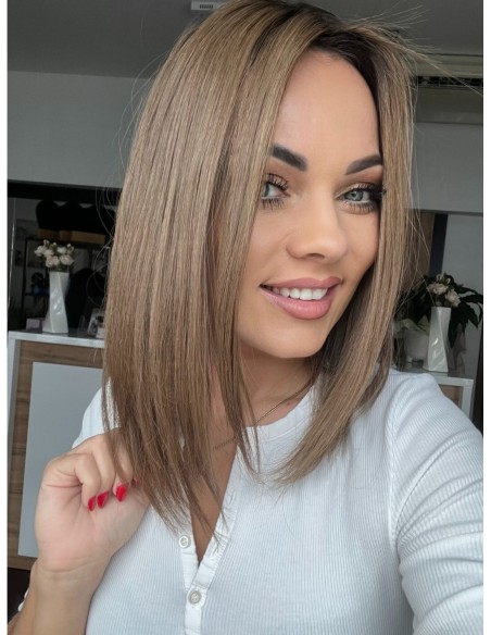 "JULIA 35 CM"   TOPPER Z WŁOSÓW NATURALNYCH