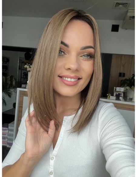 "JULIA 35 CM"   TOPPER Z WŁOSÓW NATURALNYCH