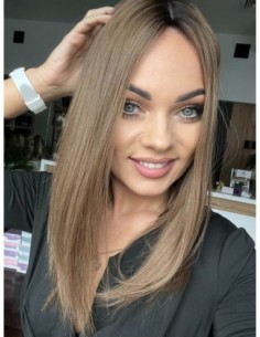 "JULIA 40-45 CM"   TOPPER Z WŁOSÓW NATURALNYCH