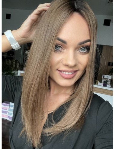 "JULIA 40-45 CM"   TOPPER Z WŁOSÓW NATURALNYCH