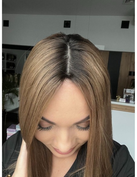 "JULIA 40-45 CM"   TOPPER Z WŁOSÓW NATURALNYCH