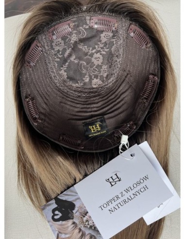 "JULIA 40-45 CM"   TOPPER Z WŁOSÓW NATURALNYCH