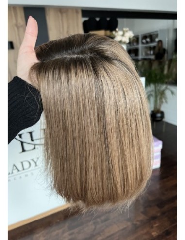 AGA  30-35 CM-PERUKA WŁOSÓW NATURALNYCH  "S"