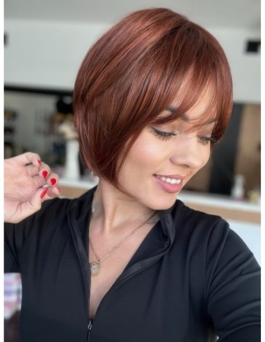 Opal Copper Brown-Peruka z włosów syntetycznych NAH