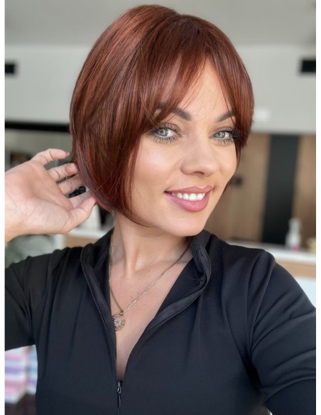 Opal Copper Brown-Peruka z włosów syntetycznych NAH