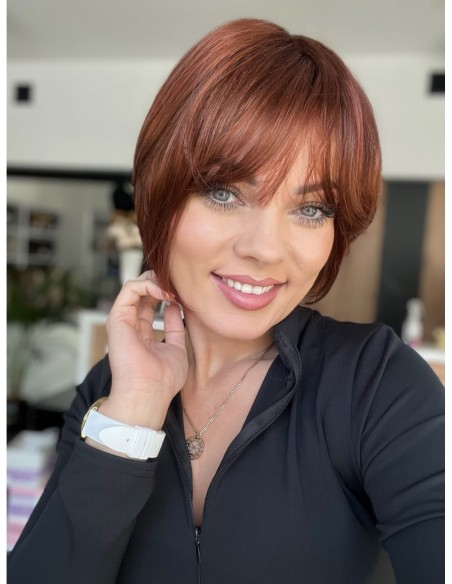 Opal Copper Brown-Peruka z włosów syntetycznych NAH