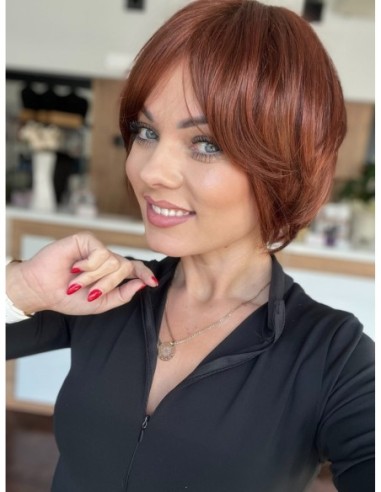 Opal Copper Brown-Peruka z włosów syntetycznych NAH