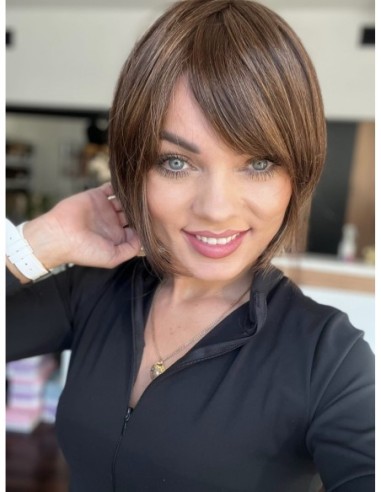 Opal Golden Chocolatte-Peruka z włosów syntetycznych NAH