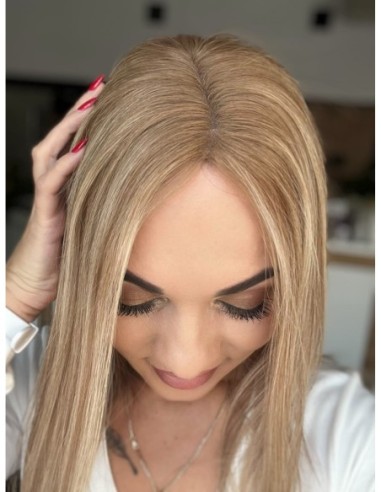 "Lio GC "- Mini topper z włosów naturalnych  45 cm