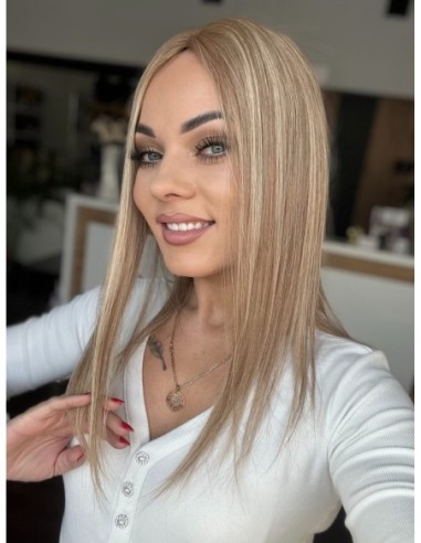 "Lio GC "- Mini topper z włosów naturalnych  45 cm