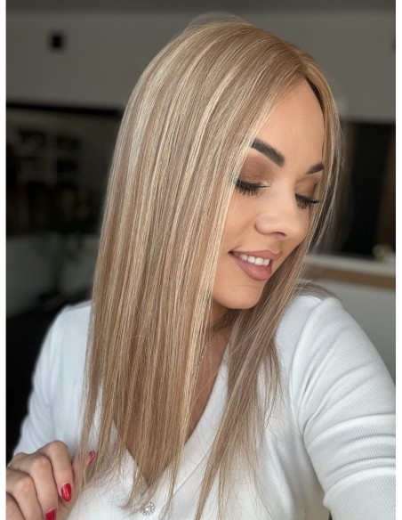 "Lio GC "- Mini topper z włosów naturalnych  45 cm