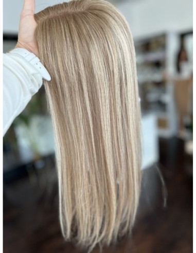 "Lio GC "- Mini topper z włosów naturalnych  45 cm