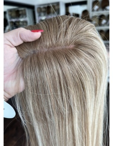 "Lio GC "- Mini topper z włosów naturalnych  45 cm