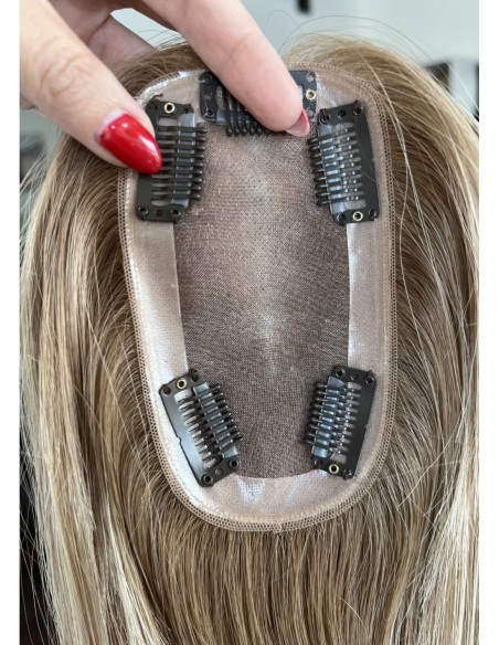 "Lio GC "- Mini topper z włosów naturalnych  45 cm