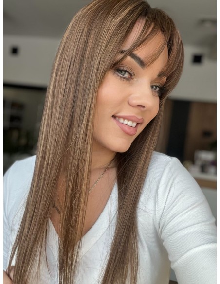 ASTRID-MONO TOPPER Z WŁOSÓW NATURALNYCH Z GRZYWKĄ 50 CM