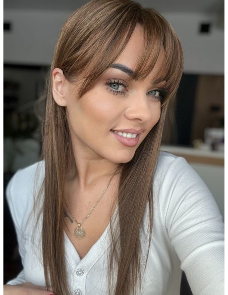 ASTRID-MONO TOPPER Z WŁOSÓW NATURALNYCH Z GRZYWKĄ 50 CM