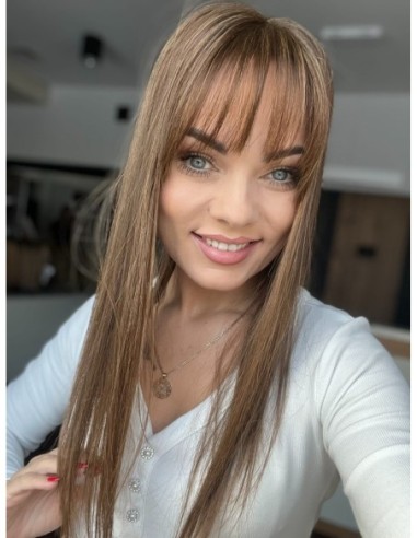 ASTRID-MONO TOPPER Z WŁOSÓW NATURALNYCH Z GRZYWKĄ 50 CM