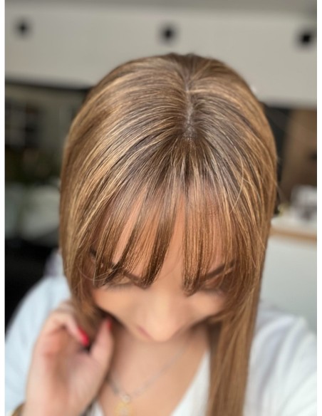 ASTRID-MONO TOPPER Z WŁOSÓW NATURALNYCH Z GRZYWKĄ 50 CM