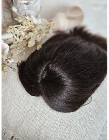 "MEGAN K2" 40-45  PERUKA Z WŁOSÓW NATURALNYCH Z GRZYWKĄ