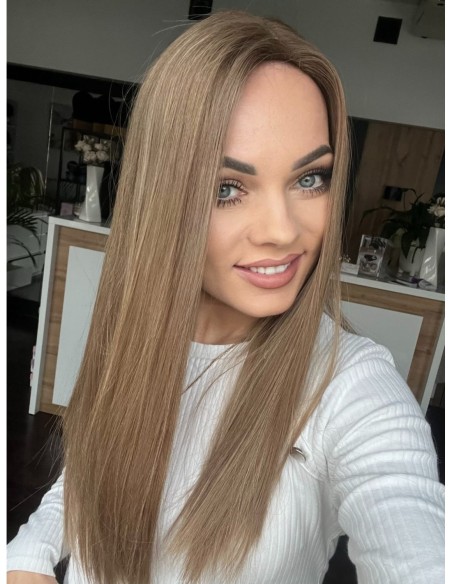 "AURELIA  50 CM "TOPPER Z WŁOSÓW NATURALNYCH  PREMIUM