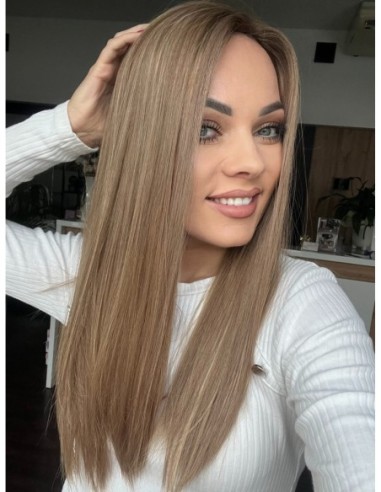 "AURELIA  50 CM "TOPPER Z WŁOSÓW NATURALNYCH  PREMIUM