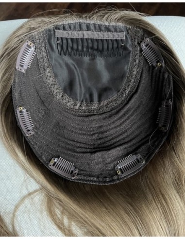 "AURELIA  50 CM "TOPPER Z WŁOSÓW NATURALNYCH  PREMIUM