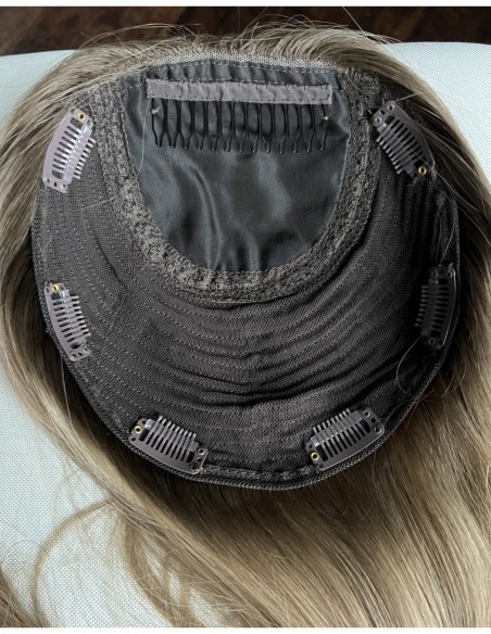 "AURELIA  50 CM "TOPPER Z WŁOSÓW NATURALNYCH  PREMIUM