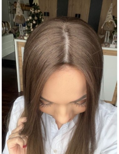 GABI 65 CM-TOPPER Z WŁOSÓW NATURALNYCH-PREMIUM