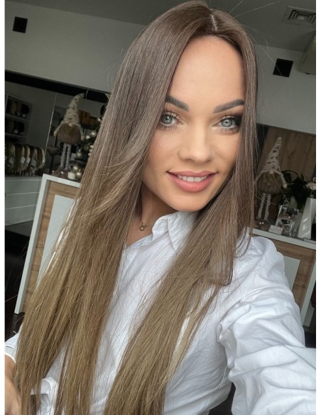 GABI 65 CM-TOPPER Z WŁOSÓW NATURALNYCH-PREMIUM