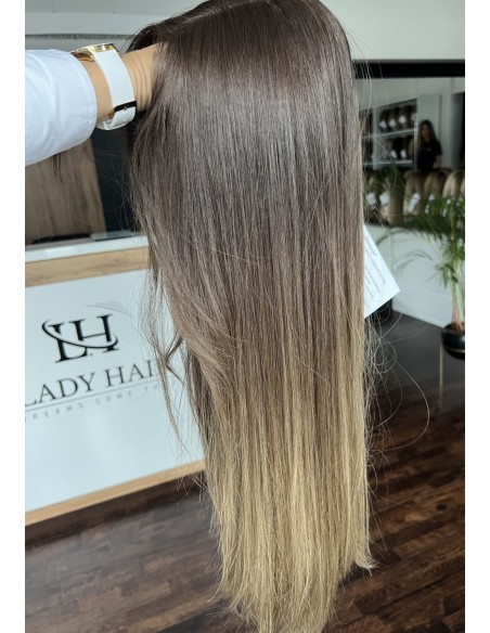 GABI 65 CM-TOPPER Z WŁOSÓW NATURALNYCH-PREMIUM