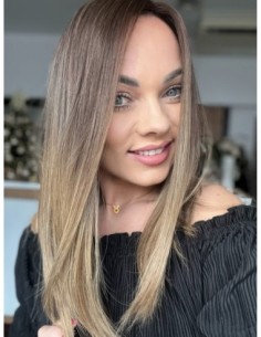 GABI 40-45 CM-TOPPER Z WŁOSÓW NATURALNYCH-PREMIUM