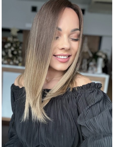 GABI 40-45 CM-TOPPER Z WŁOSÓW NATURALNYCH-PREMIUM